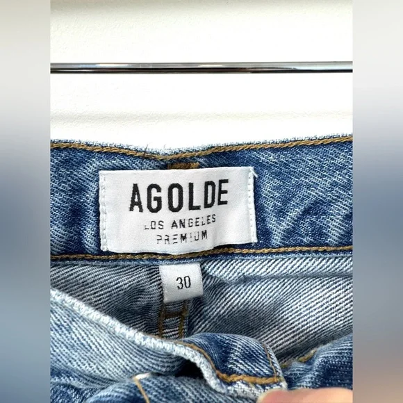 Agolde Riley Straight Crop Jean - Picture 4 of 8